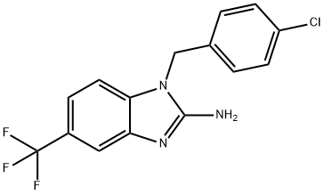 2-amino-1-(4-chlorobenzyl)-5-trifluoromethylbenzimidazole|150493-34-8