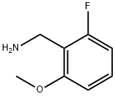 2-フルオロ-6-メトキシベンジルアミン 化学構造式