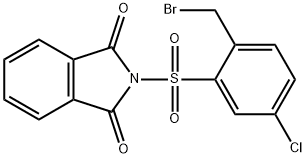 2-bromomethyl-5-chlorobenzene sulfonylphthalimide Structure