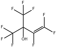 2-(TRIFLUOROVINYL)HEXAFLUOROISOPROPANOL Struktur