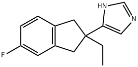 150586-58-6 4-(2-ethyl-5-fluoro-1,3-dihydroinden-2-yl)-3H-imidazole
