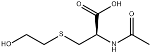 N-乙酰基-S-（2-羟乙基）-L-半胱氨酸,15060-26-1,结构式
