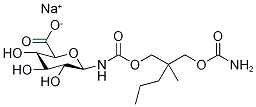 MeprobaMate N-β-D-Glucuronide SodiuM Salt 化学構造式