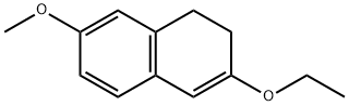 Naphthalene, 3-ethoxy-1,2-dihydro-7-methoxy- (9CI) 结构式