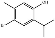 4-溴-5-甲基-2-(丙-2-基)苯酚, 15062-34-7, 结构式