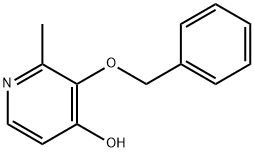 3-Benzyloxy-2-Methyl-pyridin-4-ol 化学構造式