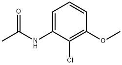 Acetamide, N-(2-chloro-3-methoxyphenyl)- Struktur