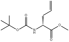 N-BOC-D-烯丙基甘氨酸甲酯,150652-96-3,结构式