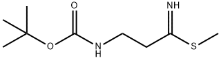 Propanimidothioic acid, 3-[[(1,1-dimethylethoxy)carbonyl]amino]-, methyl ester|