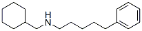 N-cyclohexylmethyl-N-(5-phenylpentyl)amine Structure