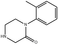 Piperazinone, 1-(2-methylphenyl)- (9CI) Structure