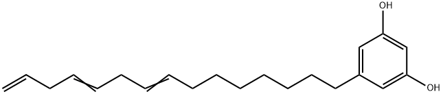 5-(8,11,14-pentadecatrienyl)resorcinol,15071-61-1,结构式