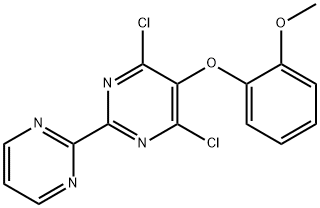 4,6-二氯-5-(2-甲氧基苯氧基)-2,2'-二嘧啶,150728-13-5,结构式
