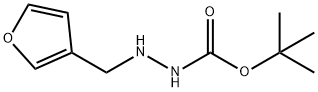 Hydrazinecarboxylic acid, 2-(3-furanylmethyl)-, 1,1-dimethylethyl ester (9CI) 结构式