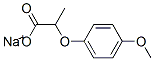 SODIUM2-(4-METHOXYPHENOXY)PROPANOATE 结构式