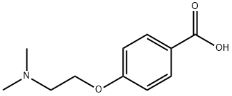 4-[2-(二甲基氨基)乙氧基]苯甲酸, 150798-78-0, 结构式