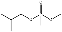 Isobutyl methyl methylphosphonate 化学構造式