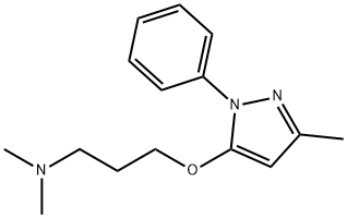 5-[3-(Dimethylamino)propoxy]-3-methyl-1-phenyl-1H-pyrazole Structure