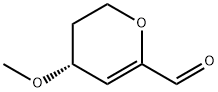 2H-Pyran-6-carboxaldehyde, 3,4-dihydro-4-methoxy-, (R)- (9CI) 结构式