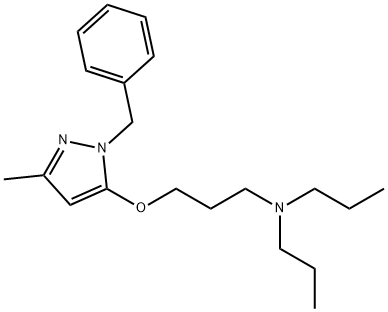 15090-16-1 1-Benzyl-5-[3-(dipropylamino)propoxy]-3-methyl-1H-pyrazole