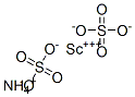 硫酸/アンモニウム/スカンジウム,(2:1:1) 化学構造式