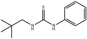 1-Neopentyl-3-phenylthiourea 结构式