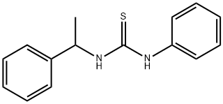 N-phenyl-N'-(1-phenylethyl)thiourea,15093-41-1,结构式