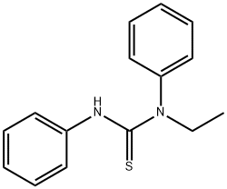 N-Ethyl-N,N'-diphenylthiourea Struktur