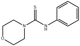 N-PHENYL-4-MORPHOLINECARBOTHIOAMIDE 结构式