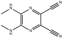 2,3-Pyrazinedicarbonitrile,5,6-bis(methylamino)-(9CI) Structure