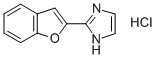 2-(2-BENZOFURANYL)-1H-IMIDAZOLE HCL 结构式