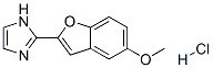 2-(5-methoxybenzofuran-2-yl)-1H-imidazole hydrochloride Structure