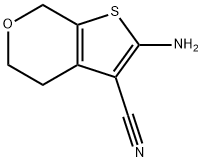 2 - 氨基-4,7 - 二氢-5H-噻吩并[2,3-C]吡喃-3 - 甲腈, 150986-82-6, 结构式