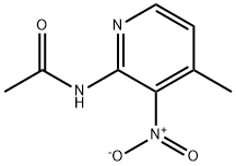 N-(4-methyl-3-nitropyridin-2-yl)acetamide Structure