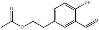 3-ForMyl Tyrosol α-Acetate Structure