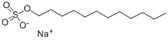 月桂醇硫酸钠,151-21-3,结构式
