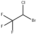 1,1,1-Trifluoro-2-bromo-2-chloroethane,151-67-7,结构式