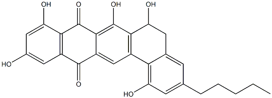 ベキノスタチンB 化学構造式