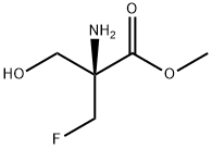 Serine, 2-(fluoromethyl)-, methyl ester (9CI) Struktur