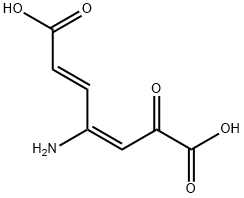 4-amino-2-oxo-3,5-heptadienedioic acid,151028-44-3,结构式