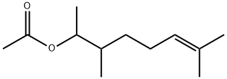 3,7-dimethyloct-6-en-2-yl acetate Struktur