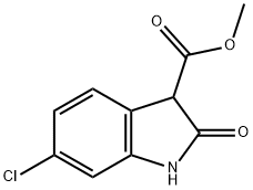 METHYL 6-CHLOROOXOINDOLINE-3-CARBOXYLATE
 Struktur