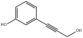 Phenol, 3-(3-hydroxy-1-propynyl)- (9CI) 化学構造式
