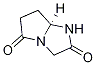 (7aS)-dihydro-1H-Pyrrolo[1,2-a]iMidazole-2,5(3H,6H)-dione 化学構造式