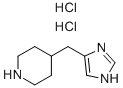 4-(1H-IMIDAZOL-4-YLMETHYL)PIPERIDINE 2HCL Struktur