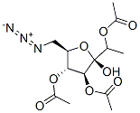 .beta.-D-Fructofuranoside, methyl 6-azido-6-deoxy-, 1,3,4-triacetate 结构式