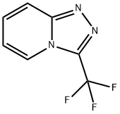 1,2,4-TRIAZOLO[4,3-A]PYRIDINE, 3-(TRIFLUOROMETHYL)- Struktur