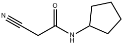 2-CYANO-N-CYCLOPENTYLACETAMIDE 化学構造式