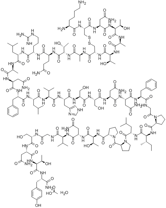 普兰林肽,151126-32-8,结构式