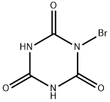 1-ブロモ-s-トリアジン-2,4,6(1H,3H,5H)-トリオン 化学構造式